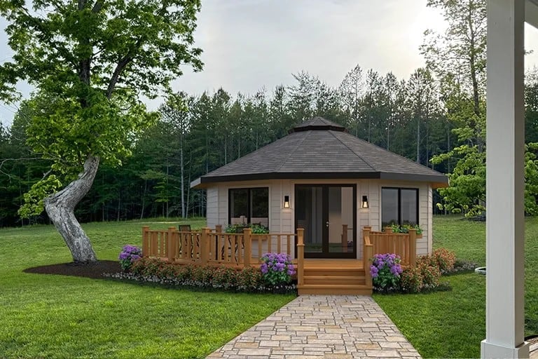 Sanctuary Backyard Cottage exterior by Deltec Homes