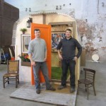 Derek and Dustin Diedricksen from RelaxShacks with their 64 square foot Tiny House slash Micro Cabin