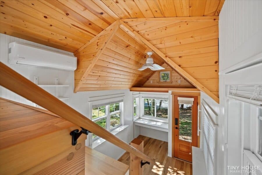 Loft access with safety considerations