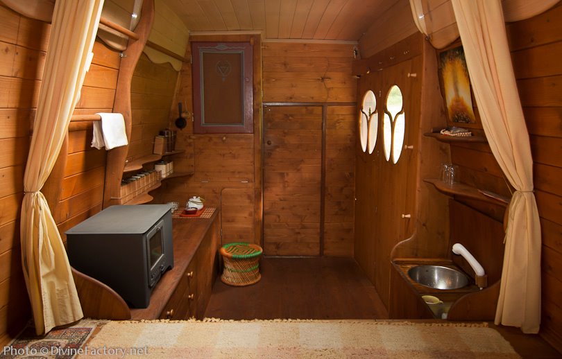 Man Turns Work Van Into DIY Motorhome Tiny Cabin