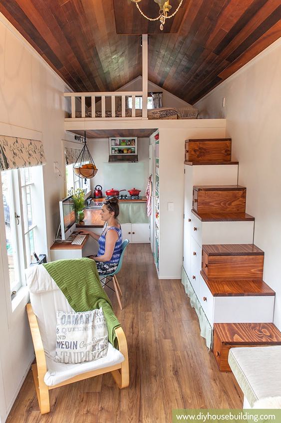 Young Family's DIY Tiny House on Wheels