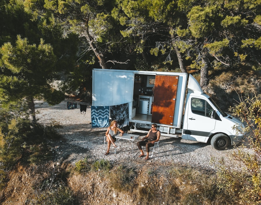 Charlotte & Ben’s Box Truck in Belgium