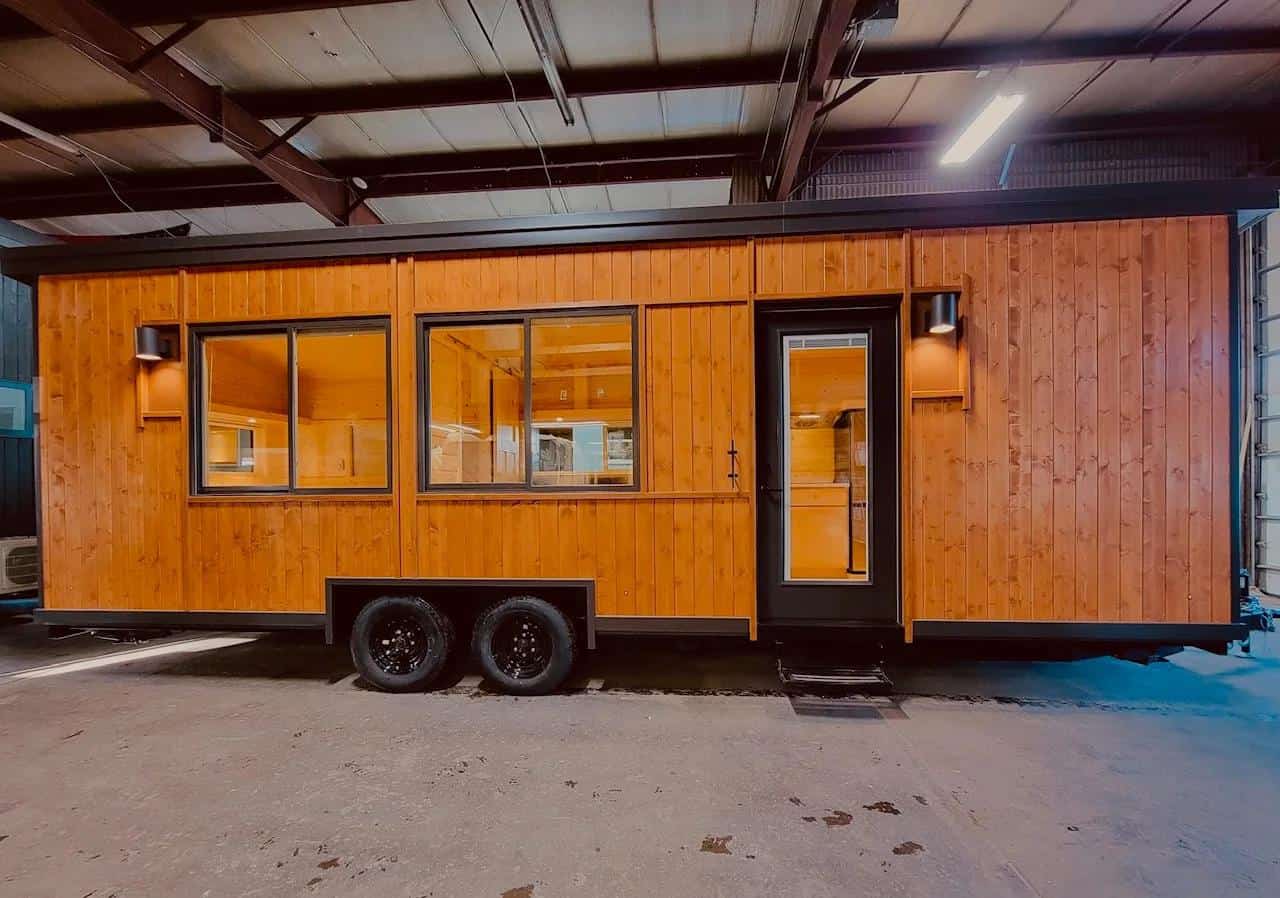 EBoho XL Tiny House with Modern Wooden Exterior
