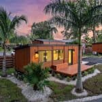 EBoho XLS Tiny House at The Village Lot 33, Tampa, Florida, showcasing stylish small-space living.