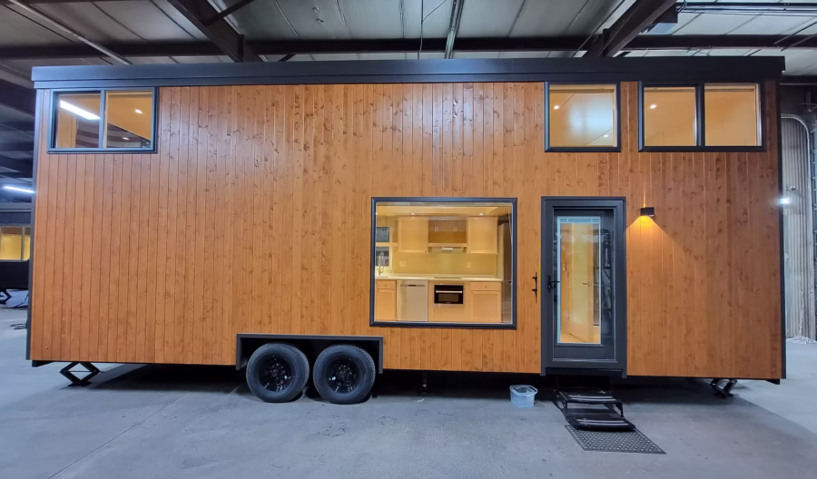 Escape eOne XL tall and wide tiny house with spacious loft