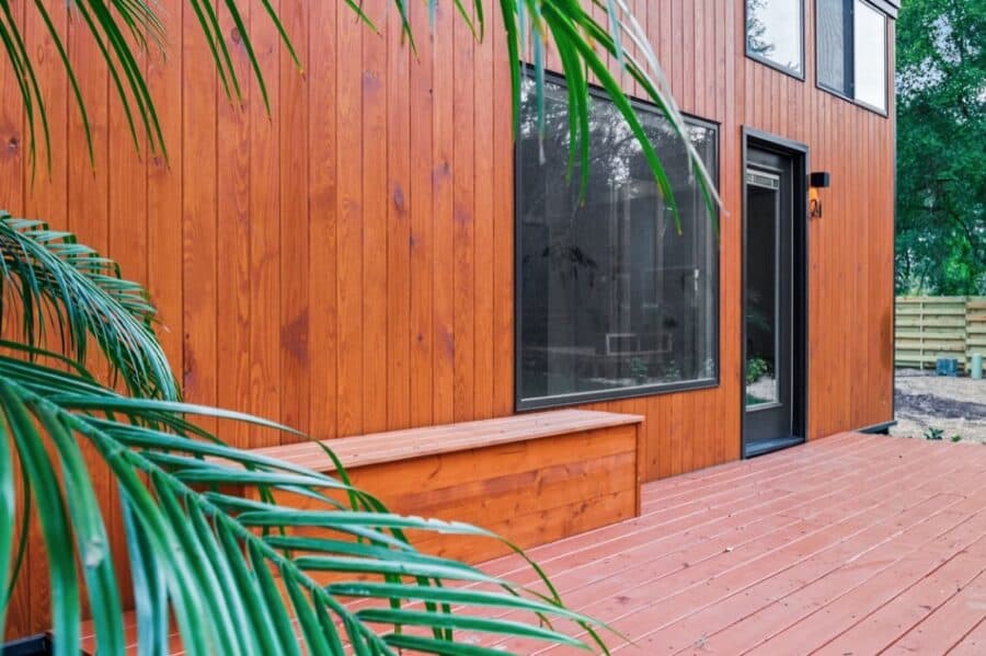 ESCAPE One XL private deck and exterior