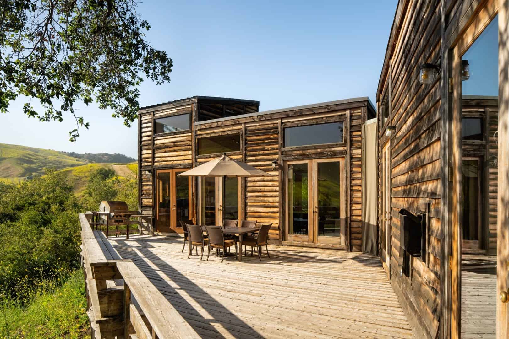 Safari Cabin Suite deck — El Capitan Canyon