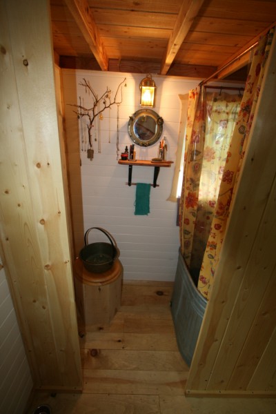 Ella's Tumbleweed Tiny House Bathroom and Pink Room (2)