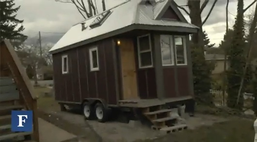 Engineer Lives in a Tiny House on a Trailer