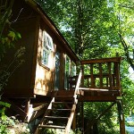 Entrance to Tiny Cabin by the River