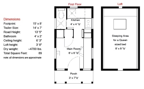 Epu Tiny House Floor Plan