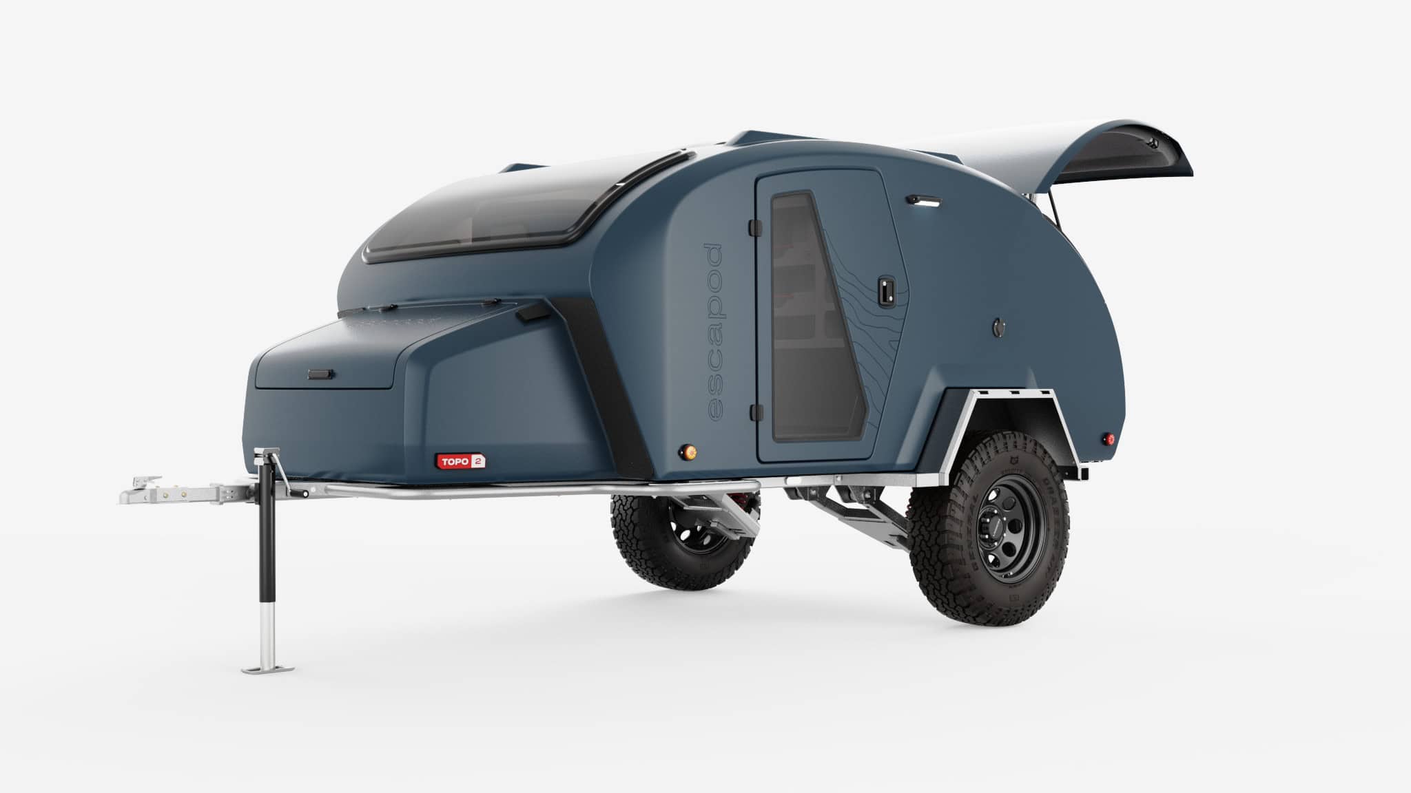 Escapod TOPO2 Nomad exterior walk-around still