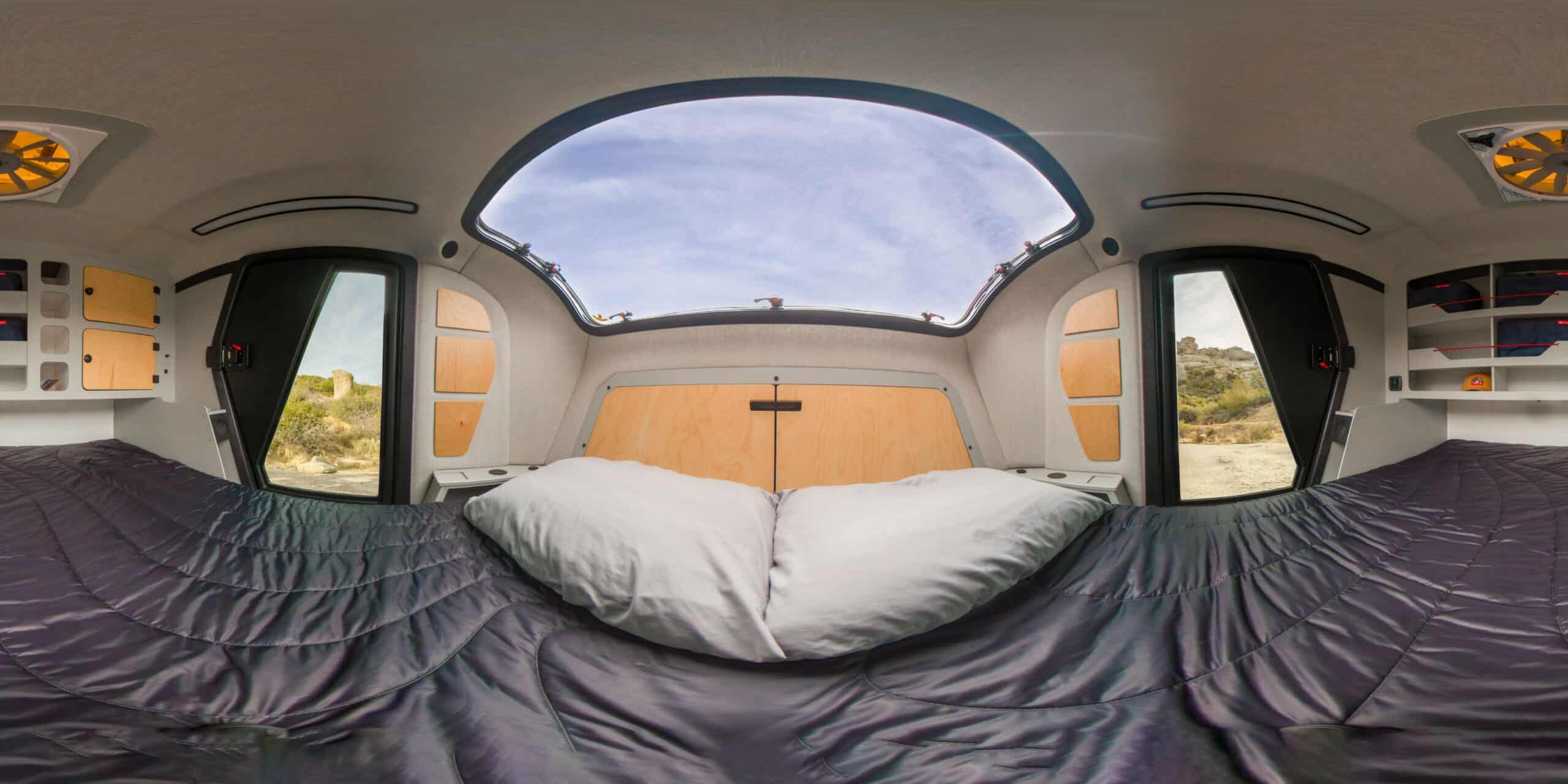Escapod TOPO2 Nomad interior cabin still