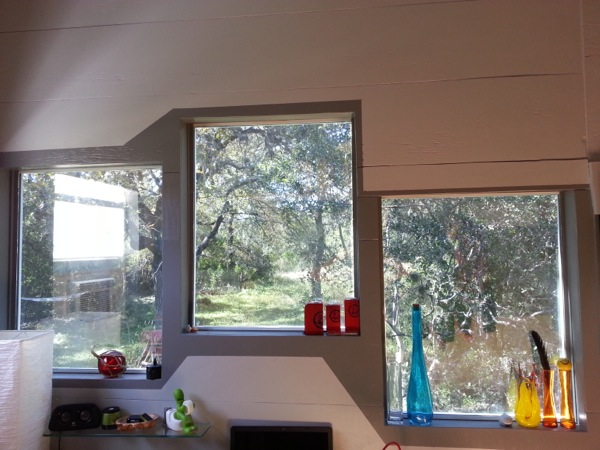 Windows in Ethan's Tiny Home