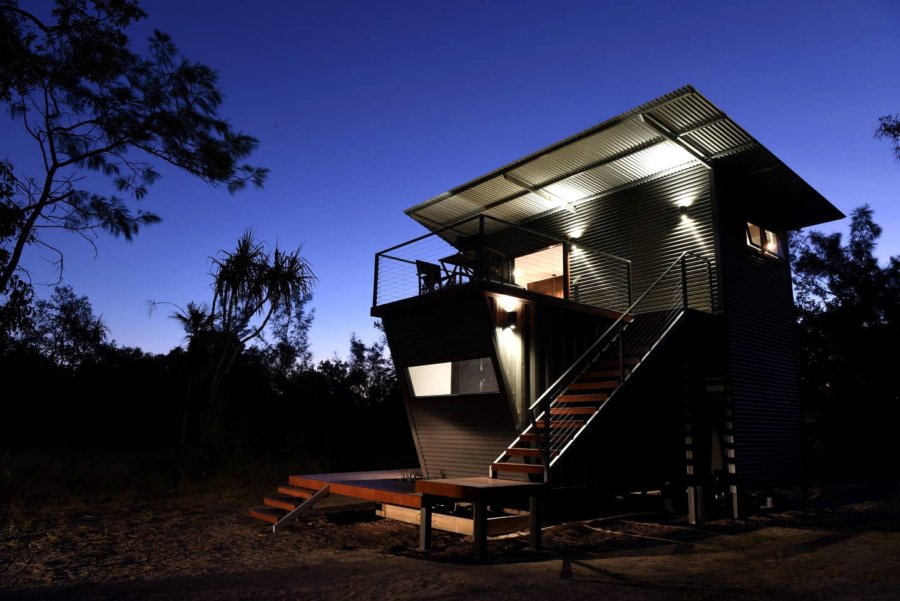 Stacked Modern Cabin in Australia