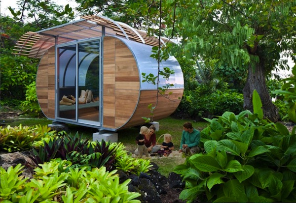 Modern Flat-pack Tiny Backyard Home or Fancy Emergency Shelter