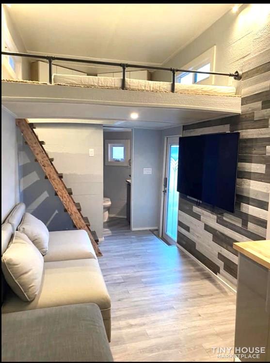 34′ Tiny House Mansion With Downstairs Bedroom & Two Lofts! 1