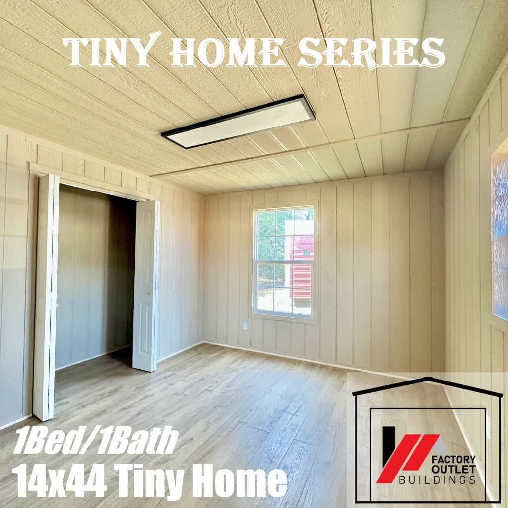 Bedroom end with a bi-fold closet and a window on the far wall