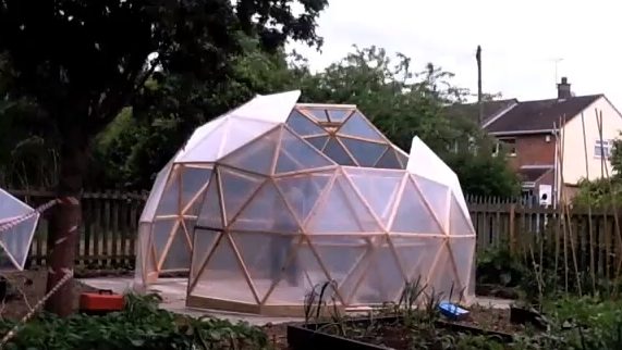 Geodesic Dome Construction and Time-lapse Video