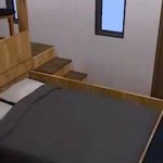 Humble Homes Slide Out Bed Tiny House Design is Multifunctional and NO Sleeping Loft