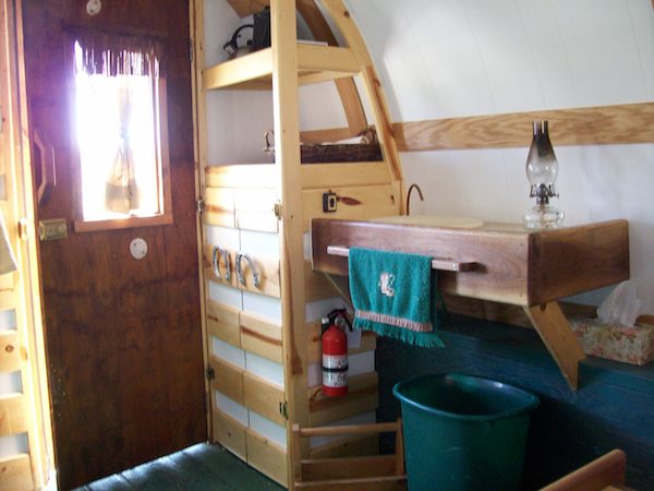 Interior of the Woolywagon Gypsy Wagon