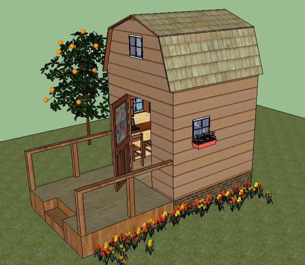 LaMar's 8x8 Tiny House Design