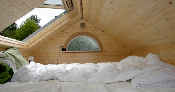 Skylight in Sleeping Loft Opens