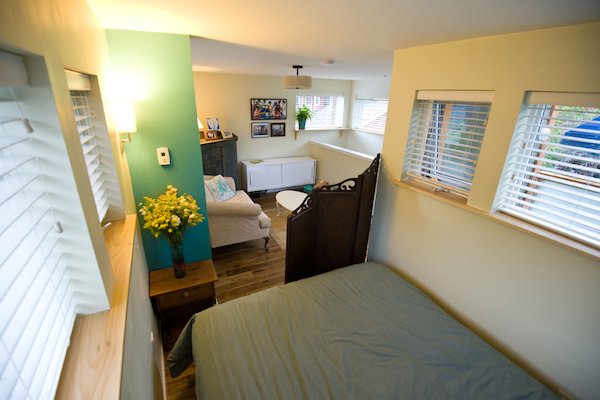 Couple's 500-Square-Foot Small House with Loft Bedroom