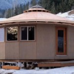 Check out Mandala Custom Homes' Round Tiny House... It's a yurt-like cabin!