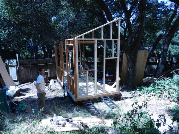 Matthew Wolpe's DIY Tiny House on a Trailer Project: Frame