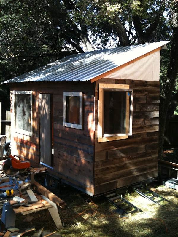 Matthew Wolpe's DIY Tiny House on a Trailer Project