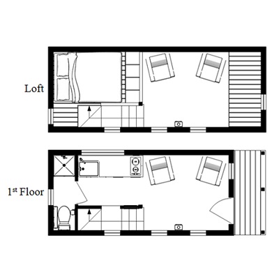McG Loft Tiny House Floor Plan