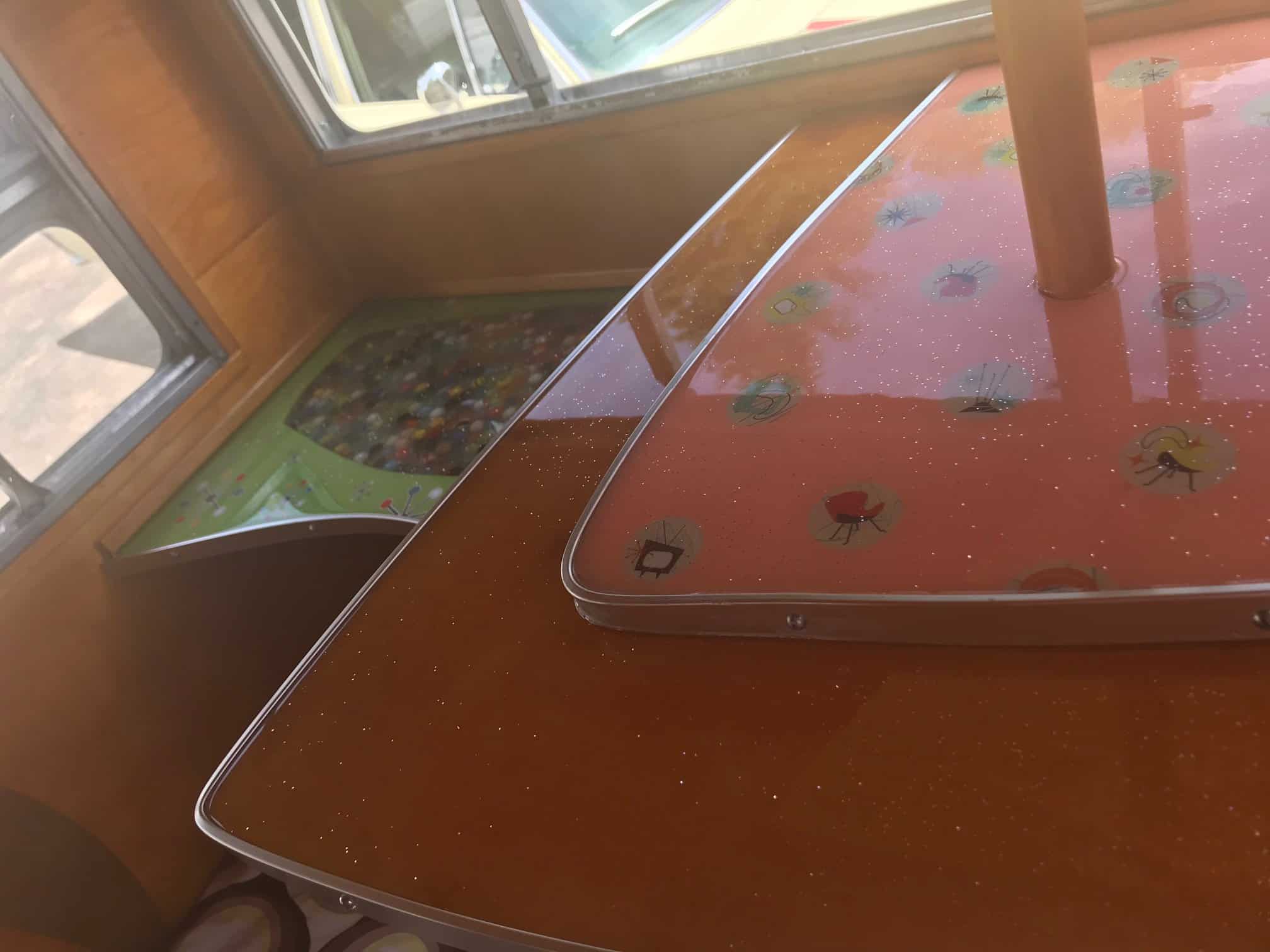 Another interior view of the Mighty Munchkin showing layout and finishes