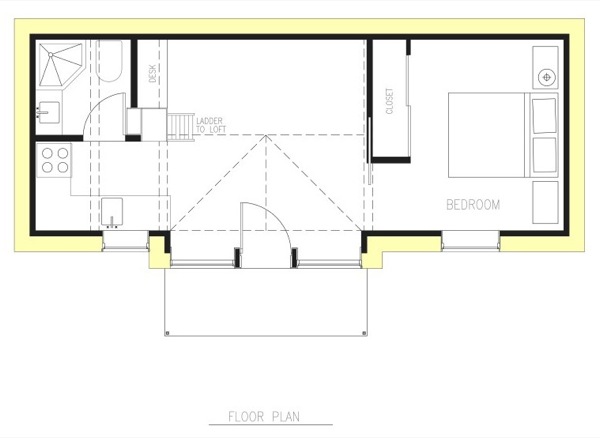 Alternate (Larger) Design with Downstairs Bedroom