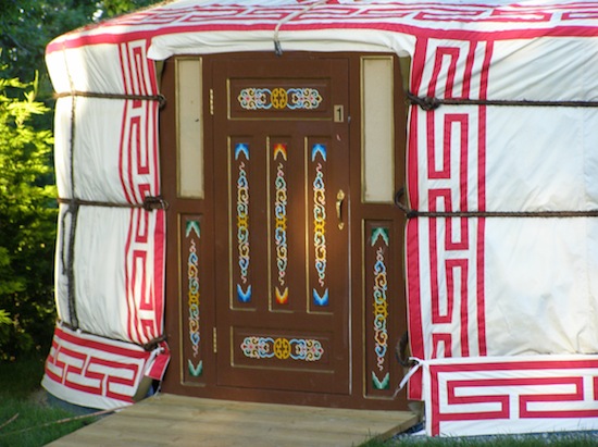 Beautiful Mongolian Yurt Door