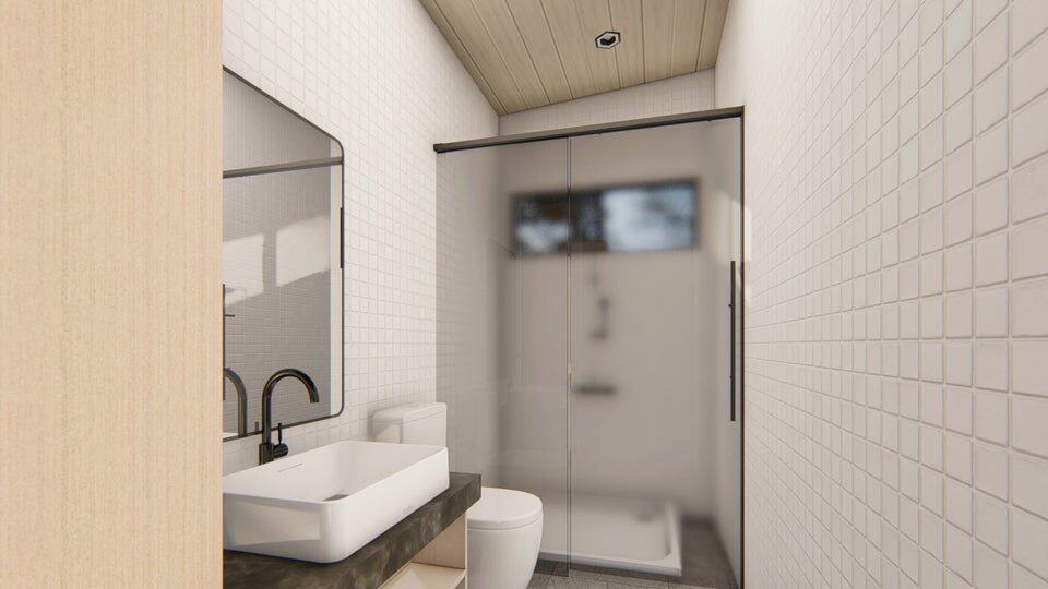 Monochromatic Cabin Detail 9