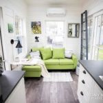 Sweet Tiny Farmhouse w/ Spring Green Couch  15