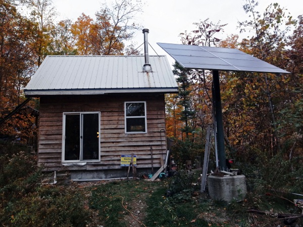 Tiny Off Grid Solar Cabin