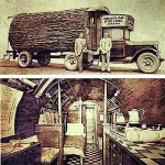 The Original Tiny House on Wheels: Douglas Fir Log Motorhome.. one of the firsts!