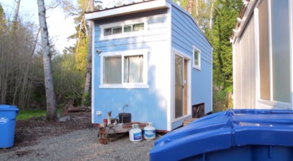 Couple Build and Live in Tiny House for Less than $20k