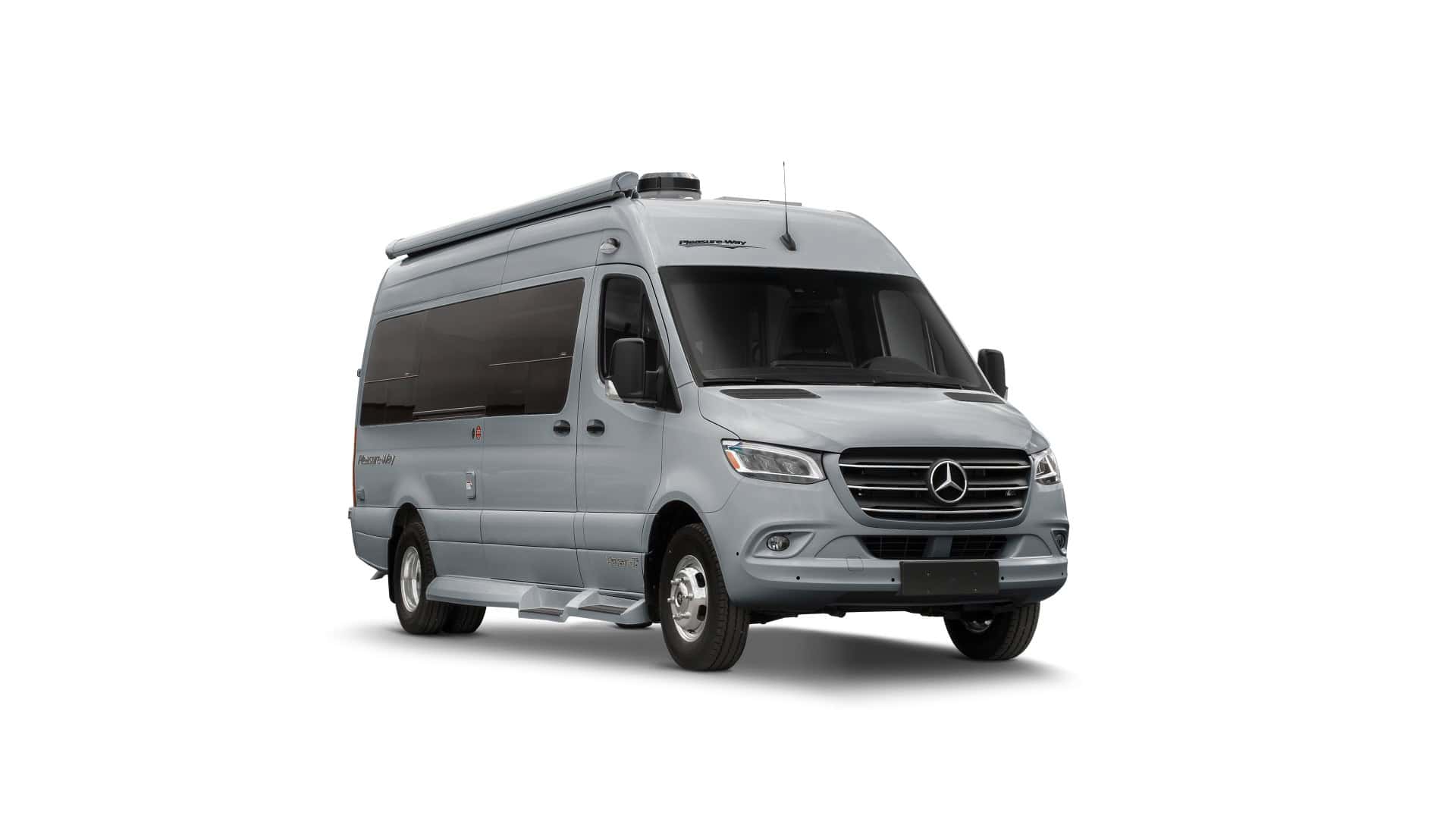 Passenger-front three-quarter studio of the Plateau TS