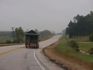 tiny house on the road