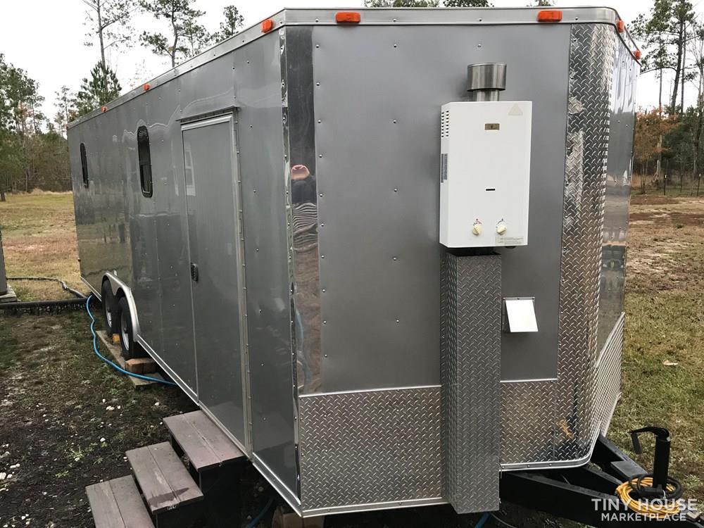 enclosed trailer conversion toy hauler