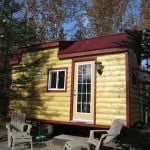 Sandra's Tiny House All Setup at the Campground
