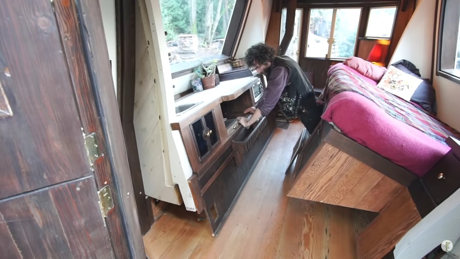 Handcrafted Tiny House with Wings: All Reclaimed Materials! 