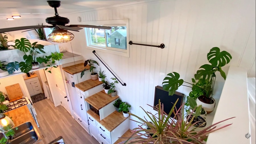 Her Plant-tastic Mini Mansion Tiny Home 4