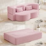 Versatile compression sofa bed ideal for tiny homes and compact living areas. Easy to ship and perfe.