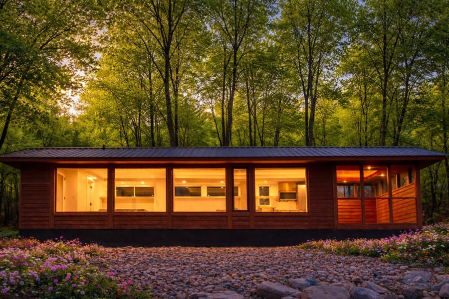 Shoreline Glass House Lot 21 Canoe Bay 1