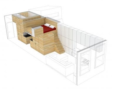 500 Square Foot Small Apartment Studio Design