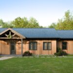 Small Modern Barndominium House Plan 1
